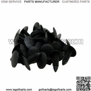 Golf Cart- Black Plastic Christmas Tree Plugs (100 Count)