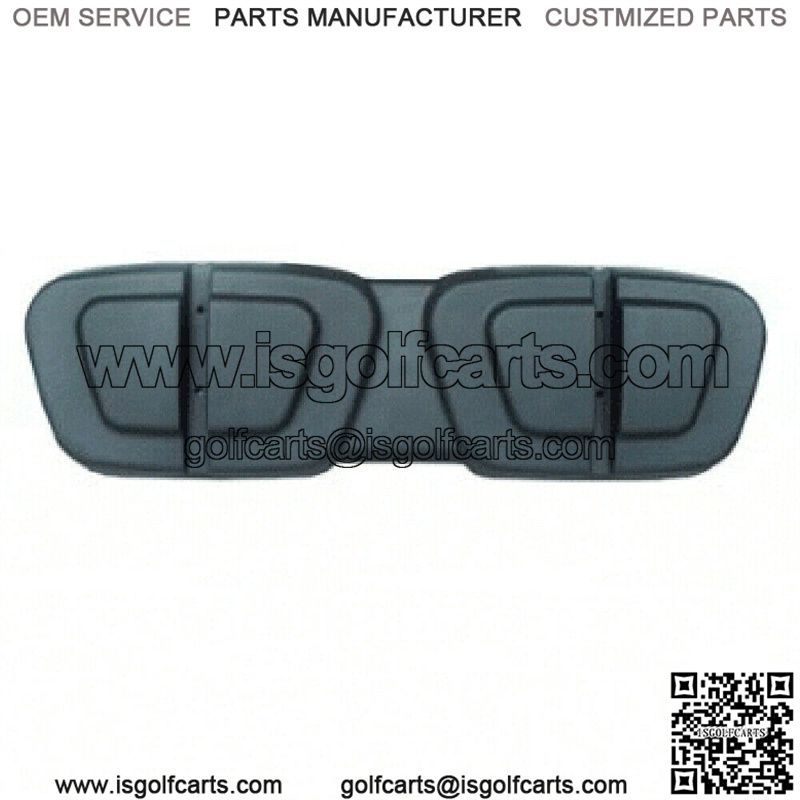 Club Car DS Golf Cart Black Plastic Seat Back Cap SPC1022, 1022370-01