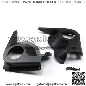 Golf Cart Speaker Pod Set Black ABS Fits EZGO TXT 1994-Up