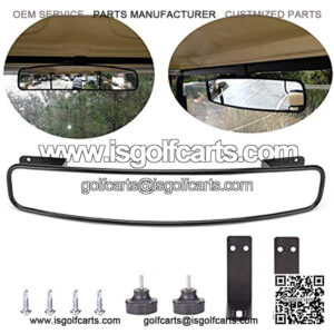 ConPus Rear View Mirror For Golf Cart Car Club Car Yamaha, Golf cart Panoramic Rear View Mirror,16.5" Extra Wide 180 Degree