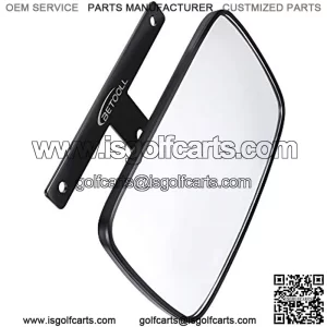 Golf Cart Wide Panoramic Rear View Mirror for Ez Go, Club Car, Yamaha