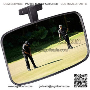 Golf Cart Rear View Mirror for Ez Go, Club Car, Yamaha,Gives a Good Vision,Easy to Install