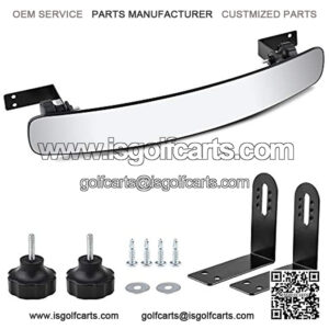 Golf Cart Rear View Mirror 16.5 Inch Extra Wide Golf Cart Rear View Mirror Fit for EZGO