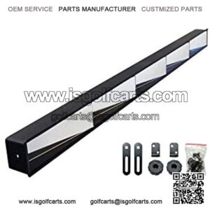 3G Universal 5 Panel Golf Cart Mirror W/Bracket Instructions Mounting Hardware