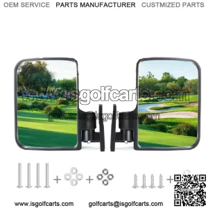 Golf Cart Side Mirrors for Club Car EZGO Yamaha Cart Parts Accessories