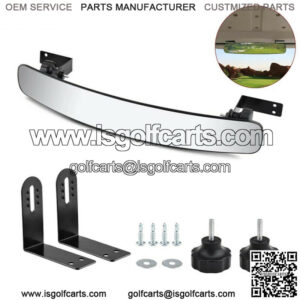 Golf Cart 16.5" Extra Wide Panoramic Rear View Mirror for EZGO Club Car Yamaha