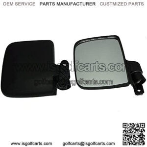 GOLF CARTS UNIVERSE EZGO Club Car Yamaha Gas & Electric Golf Carts Side Rear View Mirror Set