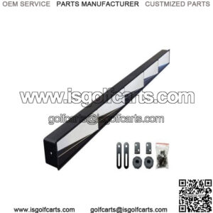 Universal 5 Panel Golf Cart Mirror W/ Bracket Instructions Mounting Hardware