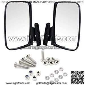 Moveland Universal Golf Cart Side View Mirrors Compatible with EzGo Club Car Yamaha, Moveland RHOX Style Accessories