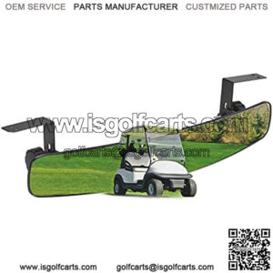 Golf Cart Rear View Mirror, 16.5" Panoramic Rearview Mirror Compatible with Club Car, EZGO, Drive, without Vibration & Fall Off