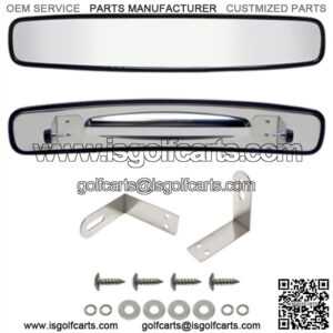 17" Wide Convex Mirror for Golf Cart