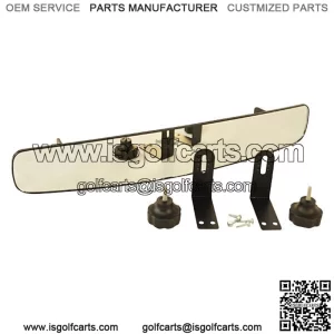 Wide Angle Golf Cart Rear View mirror for EZ-Go, Club Car, Yamaha