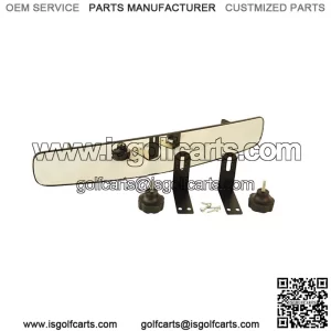 Extra Wide Rear view mirror for Most Makes of Golf Carts Ezgo Club Car Yamaha