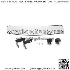 Golf Cart Panoramic Rear View Mirror 16.5?? Extra Wide Fit EZ-Go Club Car Yamaha