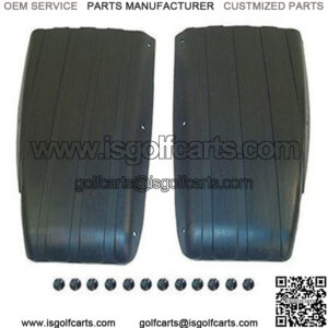 Club Car DS Scuff Guard in Black (Set of 2 Guards with Rivets, Fits 1981+)