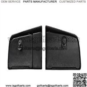 Locking Glove Box Doors in Black for STAR Classic Golf Carts