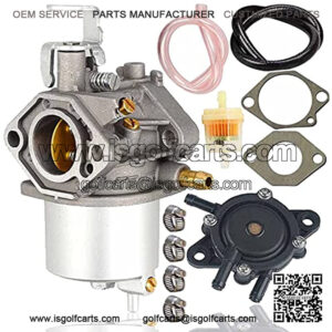 FE290 Carburetor+Fuel Pump for Golf Cart Club Car DS & Precedent Turf Carryall FE290 Engines Carb 1018056-01 101805601 1019056-01 101905601 1016438 1016439 1016440 1016441 1016478 17561,1998-UP Carbur