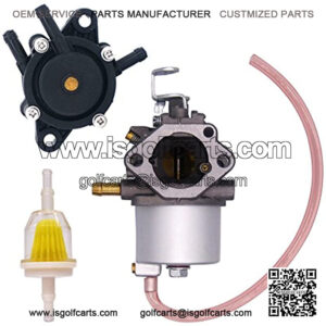 New Carburetor with Fuel Pump Fuel Filter for Club Car DS or Precedent Golf Cart 92-97 FE290 Kawasaki