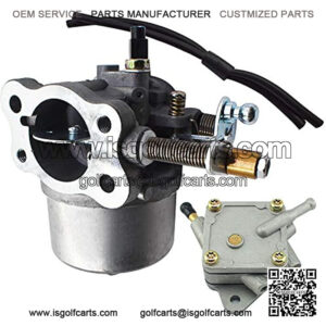 ALL-CARB 72021-G01 Carburetor with Fuel Pump Replacement for Workhorse ST350 EZGO Golf Cart Gas Car 350cc Robin TXT Medalist 4-Cycle Engines