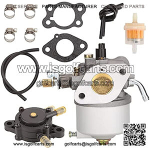 Golf Cart Carburetor Fuel Pump Kit for TXT Medalist Marathon 1991-up 4-Cycle with 295cc Engines