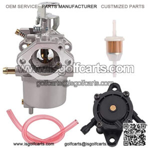 FE350 1016441-01 Carburetor for Golf Cart DS Turf Carryall Precedent 1998-Up Club Car Precedent 1996-2018 carb 1019059-1 1016441 1016438 1018059-01 1035245-01 with Fuel Pump Filter