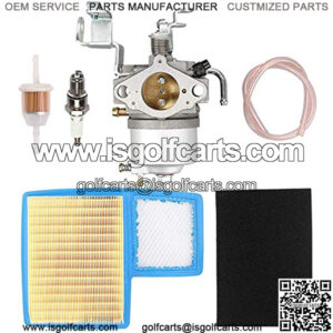 G16 Carburetor for Yamaha G16 G18 G19 G20 G21 1996-2002 4 Cycle Engine Golf Carts Replace JN6-14101-14 JN6-14101-15 with Air Filter Fuel Filter Spark Plug