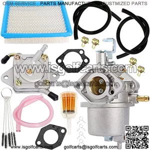 Filtro de aire para carburador compatible con Kawasaki FE290 Golf Cart Gas Club Car DS Precedent Turf Carryall OHV 1016438 1016439 1016440 1016441 1016478 17552 1018056-01 1018056056056056 01 10 19056