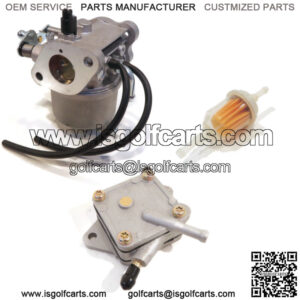 CARBURETOR w/ FUEL FILTER & PUMP for EZ Go EZGO Golf Carts 295cc Engine 1994-Up