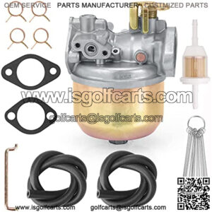 Carburetor Kit for Club Car DS Golf Cart Gas 1984-1991 Kawasaki 341cc Side Valve Engines OEM 1014541 1012508