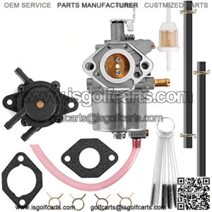 Carburetor Kit for Club Car DS, Precedent, Turf, Carryall Golf Cart 1996-UP Kawasaki FE350 Engine, Replace OEM 1016441-01 1018059-01 1019059-01 1035245-01