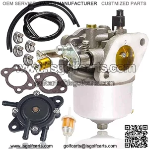 295cc Carburetor+Fuel Pump for EZ-GO Marathon Medalist TXT 4-Cycle Golf Carts 1991-up with 295cc Engines 26645-G01, 26645-G03, 26645-G04, 72558-G02, 72558-G03, 26726-G01, 26727-G01, 603901 17553,New