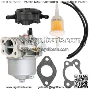 295cc Carburetor & 808656 Fuel Pump Replacement for EZGO Marathon Medalist TXT 4-Cycle Golf Carts 1991-up 26645-G03 26645-G04 72558-G02 72558-G03