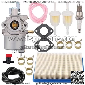 Physeed 1016478 1016438 Carburetor Air Filter Replacement for Club Car DS & Carryall models with Kawasaki OHV FE290 Engine 1996 - UP 1016441 1016439 1016440