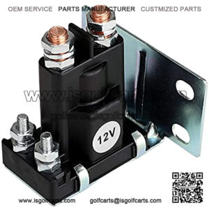 12V 4 Terminal Solenoid Relay for Marathon 1979-1994 Gas 2/4 Cycle Golf Cart