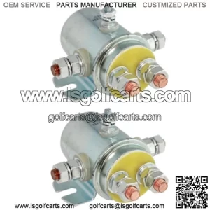 2 Solenoid Relay Switch For Winch Golf Continuous Duty 12V