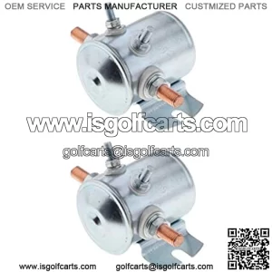 2 piezas de rel?? de solenoide 300A de repuesto para carrito de golf quitanieves 1114208