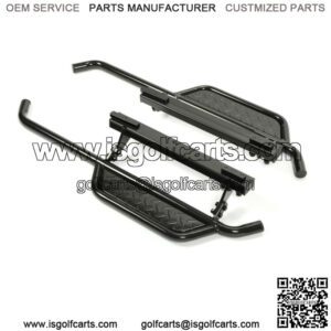 For EZGO TXT 96-21 Golf Cart Pair Heavy Duty Nerf Bars Running Boards
