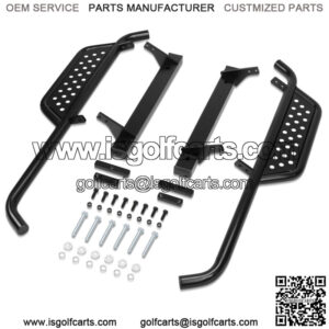 Heavy Duty Nerf Bars / Running Boards for EZGO TXT 1996-2021 Golf Cart(Set of 2)