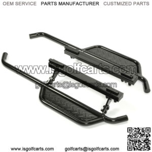 For 1996-2021 EZGO TXT Golf Cart Pair Heavy Duty Nerf Bars / Running Boards