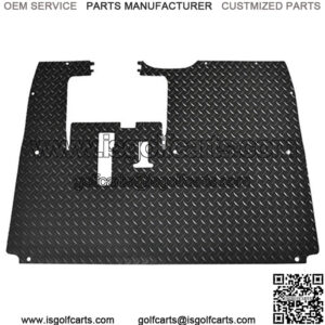 Yamaha DRIVE / G29 Golf Cart Floor Mat in Black Rubber Diamond Plate (Fits Gas & Electric, 2007+)