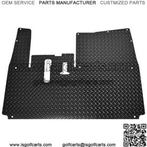 Yamaha Drive2 Golf Cart Floor Mat in Black Rubber Diamond Plate (Fits all Drive-2)