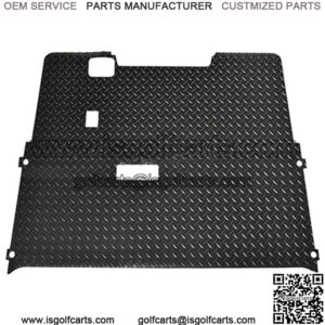 EZGO RXV Golf Cart Floor Mat in Black Rubber Diamond Plate (Fits all 2008+)