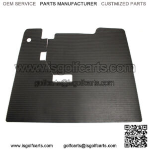 EZGO TXT (14-Up) Golf Cart Black Rubber Wide Ribbed Floor Mat Shield