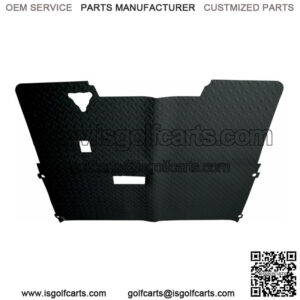 EZGO TXT Golf Cart Rubber Diamond Plate Black Floor Mat 1994 - 2001