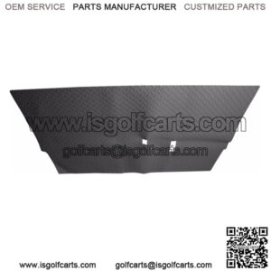 Black Diamond Plate Golf Cart Floor Mat for Club Car DS - 1982-Up