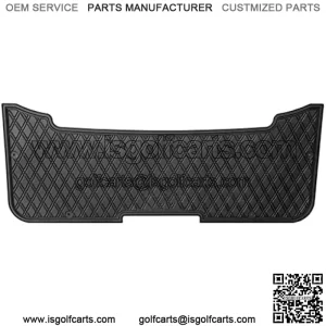 E-Z-GO Golf Cart Floor Mats for Rear Seat Kits & Rear Facing Foot Rests - Fits Select E-Z-GO RXV and TXT Rear Seat Kits - All Black