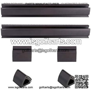 Golf Cart Fold-Down Windshield Retaining Sash Clips Kit for Club Car & Precedent 1994-up, Complete Hardware