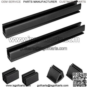 Golf Cart Windshield Clips Kit for Club Car DS&Precedent,Include 12.6" Windshield Sash Clips,Windshield Retaining Clips fit 1"x1" Tube,Windshield Bottom Clips,OEM#101444101,102005801