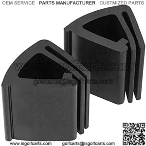 Golf Cart Windshield Retaining Clips for EZGO Club Car Yamaha Fit 1"x1" Tube of Golf Carts