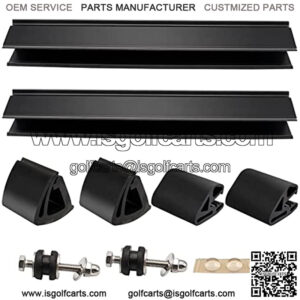 Club Car Precedent Golf Cart Windshield Retaining Clips Kits with Screw Nuts ReplaceOEM#1014441-01,1021630-01